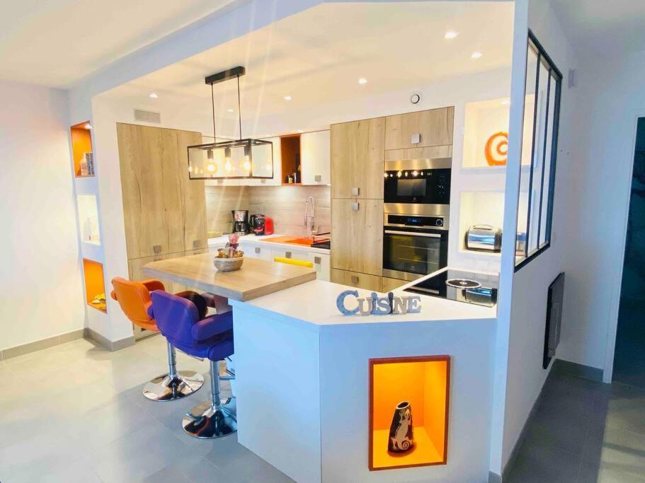 Luxueux T3 Piscine Et Vue Somptueuse Apartment Sete Luaran gambar
