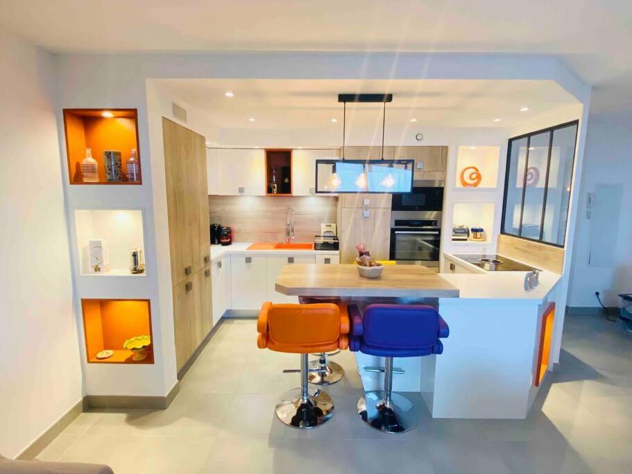 Luxueux T3 Piscine Et Vue Somptueuse Apartment Sete Luaran gambar